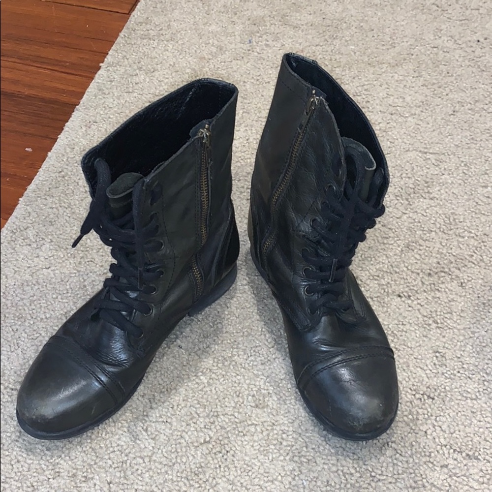 Steve Madden combat boots